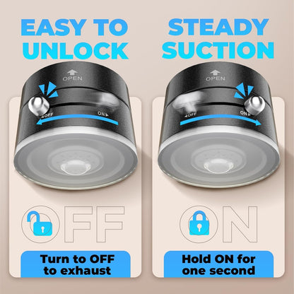 Magnetic + Vacuum Suction Phone Holder
