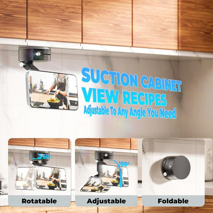 Magnetic + Vacuum Suction Phone Holder